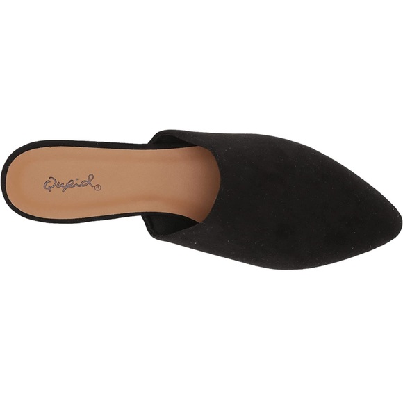 NWT! 🖤 Quipid Black Suede Flats, size 8 W 🖤 - Picture 3 of 8